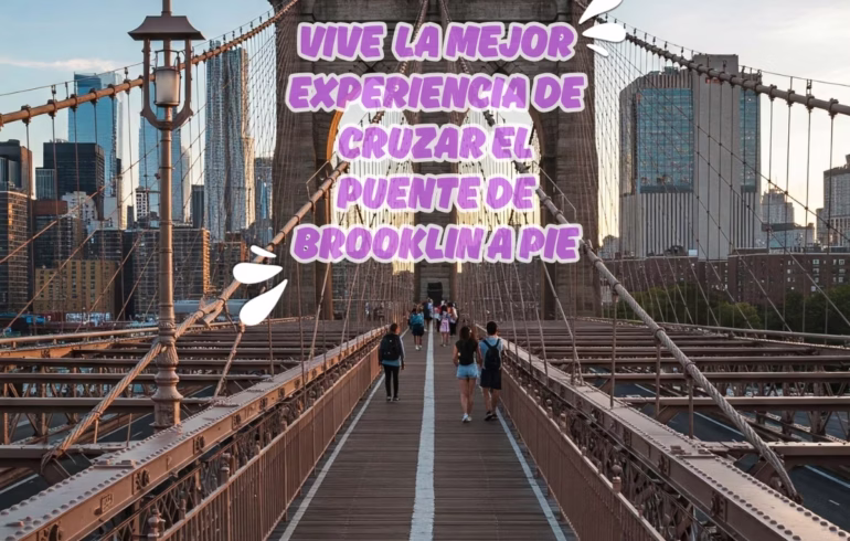 cruzar el puente de Brooklyn a pie