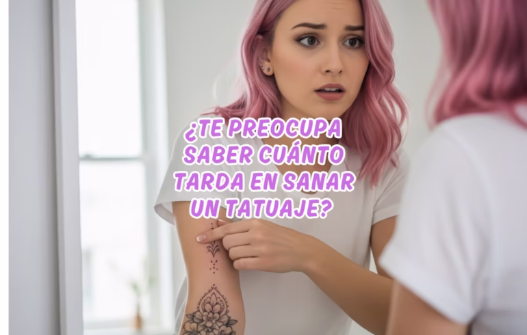 cuanto tarda en sanar un tatuaje